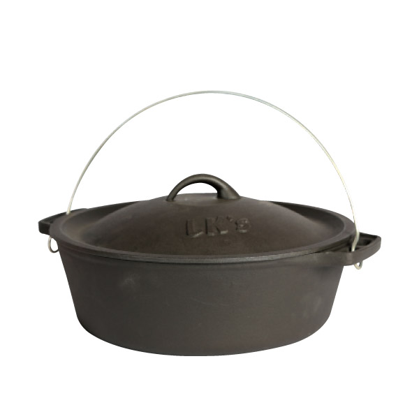 9733-LKs-CAST-IRON-ENAMEL--NO.12-BAKE-POT