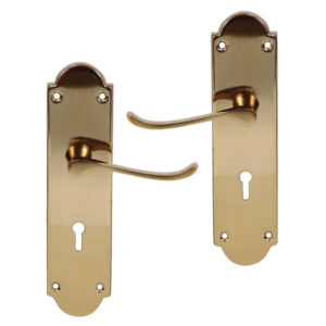 Mortice 3-Lever Lockset with Pressed Steel Handles