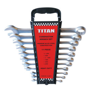 Titan 11PC Combination Spanner Set