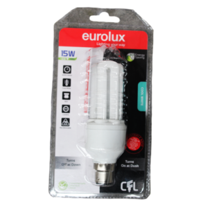 CFL D/NIGHT SENSOR 3U 15W CW BLISTER