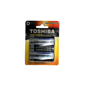 BATTERY TOSHIBA ALKALINE D-2PACK