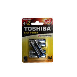 Toshiba 4+2 FREE Batteries