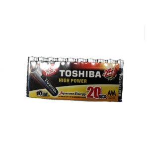 BATTERY TOSHIBA ALKALINE AAA