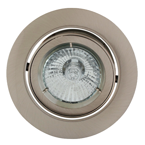 DOWNLIGHT 12V TILT ROUND SATIN CHROME - BRIGHTS Hardware | Shop Online