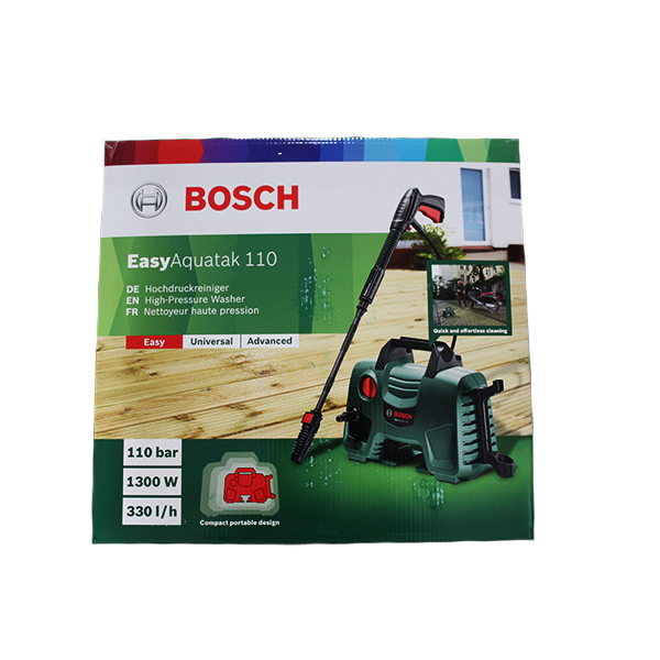 BOSCH AQUATAK HIGH PRESSURE WASHER 110BAR 1300W