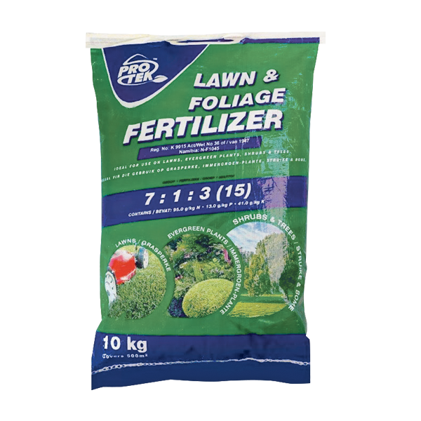 Protek Lawn & Foliage Fertiliser 7.1.3 (15%) 10kg | BRIGHTS Hardware ...