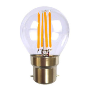 Bulb Golfball 4W LED Filament BC Dimmable