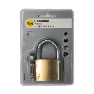 YALE ESSENTIAL PADLOCK 60MM BRASS