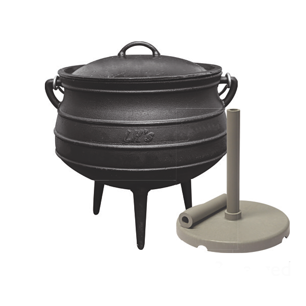 76498-LKs-Cast-Iron-3-Legged-No.3-Pot-with-FREE-Potjie-Circulator