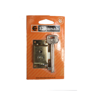 Elkanah Cupboard Lock Brass Plated 64MM