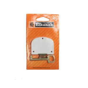 Elkanah Cupboard Lock Plastice White