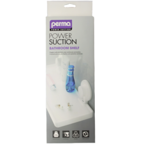 PERMA SUCTION BATHROOM SHELF 32CM