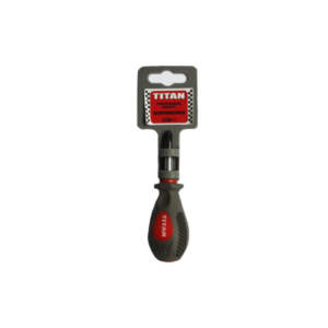 TITAN SCREWDRIVER PH2 X 38MM STUBBY RUBBER HANDLE