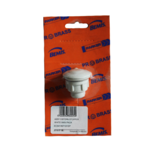 CISTERN SPARE STOPPER WHITE (PVC)