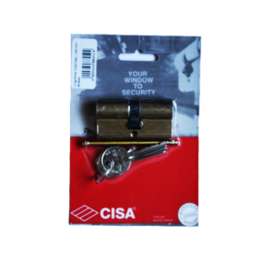 CISA DOUBLE CYLINDER LOCK BRASS