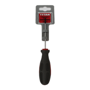 TITAN SCREWDRIVER PH0 X 75MM RUBBER HANDLE