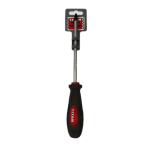 TITAN SCREWDRIVER PZ3 X 150MM RUBBER HANDLE