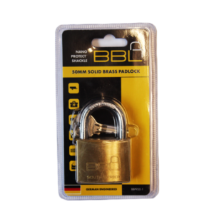 BBL PADLOCK 50MM BRASS