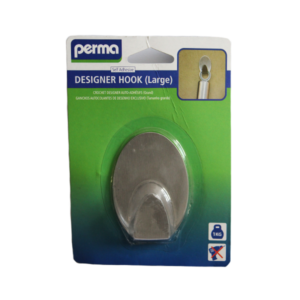 PERMA 277 ADHESIVE HOOK LARGE S/STEEL