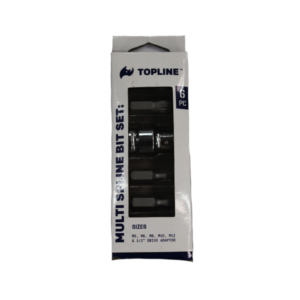 TOPLINE SPLINE SOCKET SET 6PC