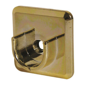 CURTAIN BRACKET BRASS PLATED INSIDE 16MM X 2