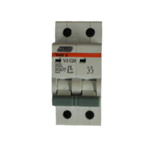 MAJOR TECH 20A DIN CIRCUIT BREAKER SP/N