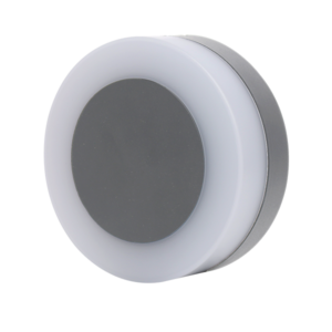 FLASH WALL LIGHT 12W LED ALUMINIUM ROUND GREY