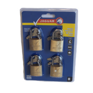 Jaguar Brass Padlock 32MMX4 Key a Like