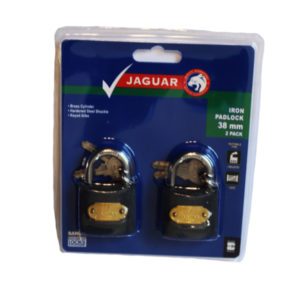 Jaguar Iron Padlock 38MMX2 Key a Like