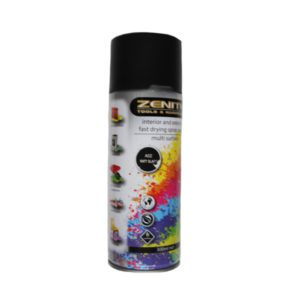 ZENITH SPRAYPAINT MATT BLACK 300ML