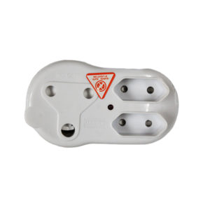 ADAPTOR 1 X 16A + 2 X 2-PIN SURGE PROTECTED