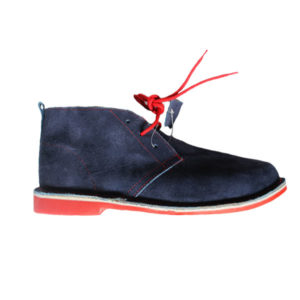 BATA SAFARI LADIES BOOT NAVY/RED