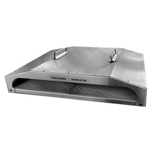 TECHNI PUNCH PIZZA DOME DOUBLE SQUARE STAINLESS STEEL