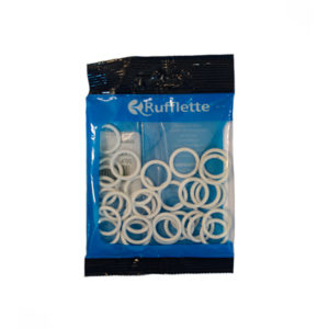 KIRTECH PLASTIC RINGS WHITE R15 X30