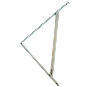 SHELF BRACKET HEAVY DUTY WHITE 400MM X 450MM (2)