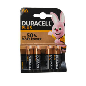 DURACELL BATTERY AA 4PACK