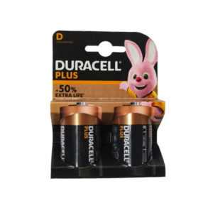 DURACELL BATTERY SIZE D 2PACK