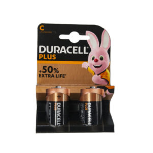 DURACELL BATTERY SIZE C 2PACK