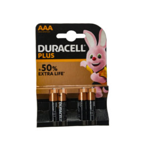 DURACELL BATTERY AAA 4PACK