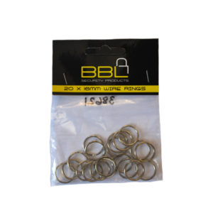 BBL KEYRING 16MM NICKEL PLATED (20)