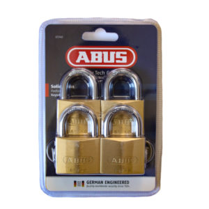 ABUS PADLOCK 40MM 4PACK