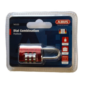 ABUS PADLOCK COMBINATION RESET RED 20MM