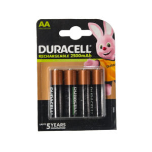 DURACELL RECHARGEABLE BATTERY AA 4-PACK