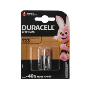 DURACELL BATTERY 3V CR123A 1PACK