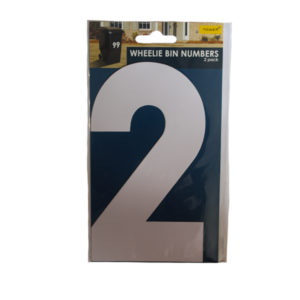 NUMBER VINYL FOR WHEELIE BIN #2