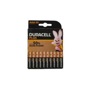 DURACELL BATTERY AAA X20