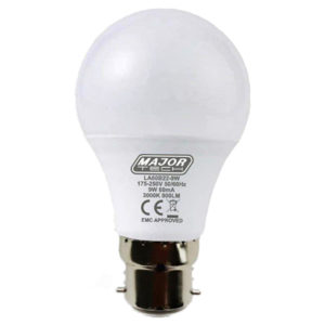 Bulb 9W BC Warm White Major Tech