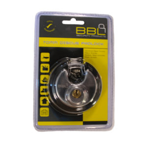 BBL PADLOCK 70MM DISCUSS BUMP GUARD BLACK