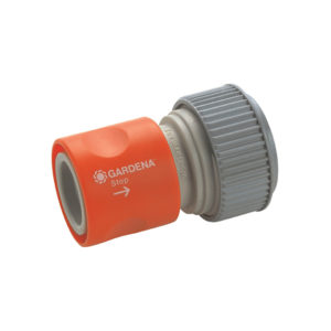 GARDENA WATER STOP HOSE CONNECTOR 19MM