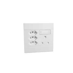 VETI2 SWITCH SOCKET & RSA V-SLIM 4X4 WHITE